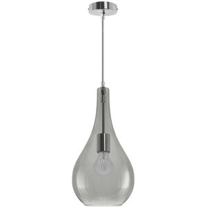 Long Life Lamp Company Modern Smoky Grey Glass Ceiling Hanging Pendant Light Teardrop Style Shade M0213 Long Life Lamp Company Modern Smoky Grey Glass Ceiling Hanging Pendant Light Teardrop Style Shade M0213