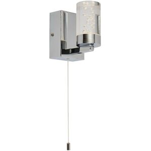 Led Bathroom Bubble Wall Light 6w 3000k Warm White Chrome Led Bathroom Bubble Wall Light 6w 3000k Warm White Chrome
