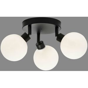 Knightsbridge G9 Triplex Spotlight - Round Frosted Glass - Black Matt - 25W Knightsbridge G9 Triplex Spotlight - Round Frosted Glass - Black Matt - 25W