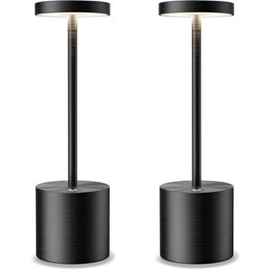 Slsmd 2 Pack Cordless Table Lamp Ip54 Battery Operated Desk Lights 5000mah Metal Slsmd 2 Pack Cordless Table Lamp Ip54 Battery Operated Desk Lights 5000mah Metal