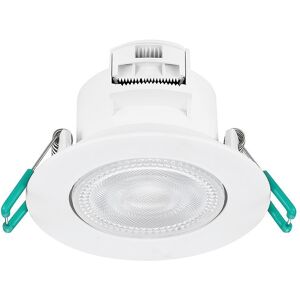 Sylvania 5.5w Integrated Led Spotlight, 4000k, Dimmable, White, Ip44 - Pack Of 3 - 90030 Sylvania 5.5w Integrated Led Spotlight, 4000k, Dimmable, White, Ip44 - Pack Of 3 - 90030