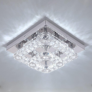 Does Not Apply Modern Crystal Chandelier,Adjustable Led Ceiling Light, Square K9 Crystal Flush Does Not Apply Modern Crystal Chandelier,Adjustable Led Ceiling Light, Square K9 Crystal Flush