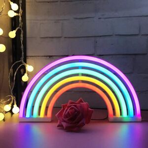 Rainbow Led Neon Signs Art Colorful Neon Lamp Night Lights Indoor Wall Decor For Rainbow Led Neon Signs Art Colorful Neon Lamp Night Lights Indoor Wall Decor For