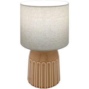 Lesser & Pavey Table Desk Lamp With Shade Ceramic Round Living Room Bedside Light Orange 39cm Lesser & Pavey Table Desk Lamp With Shade Ceramic Round Living Room Bedside Light Orange 39cm