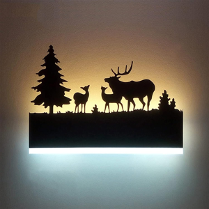 Does Not Apply Led Wall Lamp, Indoor Wall Light With Cartoon Animal Pattern Design, Metal Acryl Does Not Apply Led Wall Lamp, Indoor Wall Light With Cartoon Animal Pattern Design, Metal Acryl