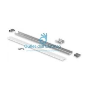 Gea Luce - Gea Led Gea Light Gstp61 Aluminum Profile Surface Gray 2m Gea Luce - Gea Led Gea Light Gstp61 Aluminum Profile Surface Gray 2m