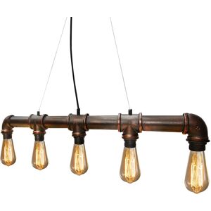 Long Life Lamp Company Retro Industrial Water Pipe Style Ceiling Hanging 5 Head Steampunk Light M0023 Long Life Lamp Company Retro Industrial Water Pipe Style Ceiling Hanging 5 Head Steampunk Light M0023