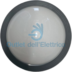 Ivela S.P.A.Gia' Illumina S.R.L. Ivela 129511 Ceiling Light Series 280 T 75w E27 Black Ip66 Ivela S.P.A.Gia' Illumina S.R.L. Ivela 129511 Ceiling Light Series 280 T 75w E27 Black Ip66