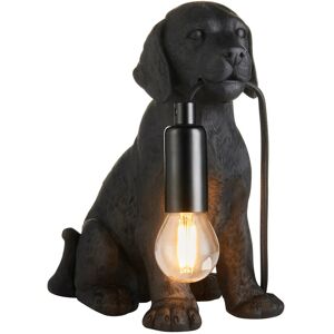 Table Light Black Labrador Puppy Matt Endon 107365 Table Light Black Labrador Puppy Matt Endon 107365