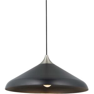 Loops Hanging Ceiling Pendant Light - Matt Black & Matt Nickel Plate - 10w Led E27 Loops Hanging Ceiling Pendant Light - Matt Black & Matt Nickel Plate - 10w Led E27