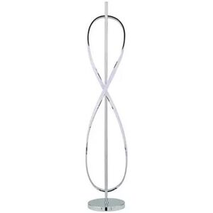Litecraft Floor Lamp Infinity Loop 24 Watt Led Base - Polished Chrome Clearance Litecraft Floor Lamp Infinity Loop 24 Watt Led Base - Polished Chrome Clearance