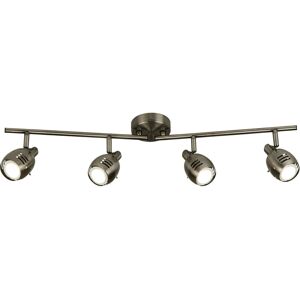 Searchlight 2724as 4 Light Ceiling Spotlight Strip Split Bar Antique Silver Searchlight 2724as 4 Light Ceiling Spotlight Strip Split Bar Antique Silver