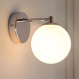 Frosted Glass Globe Wall Light Sconce Chrome Wall Lamps For Indoors H3097 With L Frosted Glass Globe Wall Light Sconce Chrome Wall Lamps For Indoors H3097 With L