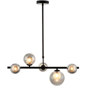 Pendant Ceiling Light 5 Way Horizontal Black Adjustable Height G9 Ip20 18w 240v Pendant Ceiling Light 5 Way Horizontal Black Adjustable Height G9 Ip20 18w 240v