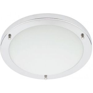 Litecraft Mari Ceiling Light Large Bathroom Flush Ip44 Fitting - Polished Chrome Litecraft Mari Ceiling Light Large Bathroom Flush Ip44 Fitting - Polished Chrome