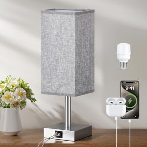 Aooshine Touch Bedside Lamps, Touch Control Table Lamp With Usb A+c Charging Po Aooshine Touch Bedside Lamps, Touch Control Table Lamp With Usb A+c Charging Po