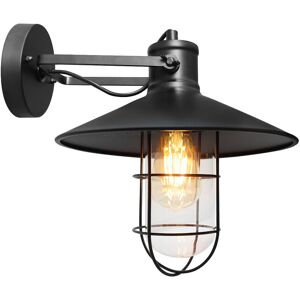 Long Life Lamp Company Vintage Industrial Nautical Fishermans Black Cage Wall Light Lampshade Wd043 Long Life Lamp Company Vintage Industrial Nautical Fishermans Black Cage Wall Light Lampshade Wd043