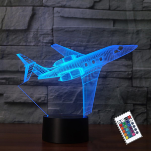 Does Not Apply 3d Illusion Lamp Airplane Led Night Light, 16 Colors Changing Usb Desk Lamps Wit Does Not Apply 3d Illusion Lamp Airplane Led Night Light, 16 Colors Changing Usb Desk Lamps Wit