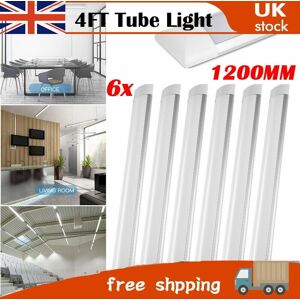 Kartols 6x4ft Slim 120cm Led Wide Tube Light Batten Ceiling Strip Bar Warm White Light Kartols 6x4ft Slim 120cm Led Wide Tube Light Batten Ceiling Strip Bar Warm White Light