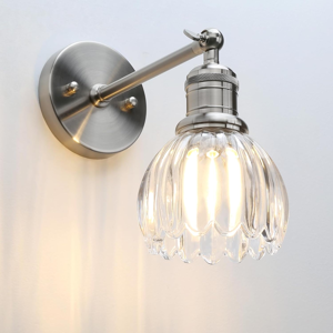 Does Not Apply Industrial Wall Sconce Light With Tulip Glass Lampshade,Vintage Wall Lamp For Ki Does Not Apply Industrial Wall Sconce Light With Tulip Glass Lampshade,Vintage Wall Lamp For Ki