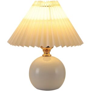 Sodial 2x(Usb Retro Pleated Bedside Lamp Table Cute Desk Lamp For Bedroom Girl5430 Sodial 2x(Usb Retro Pleated Bedside Lamp Table Cute Desk Lamp For Bedroom Girl5430