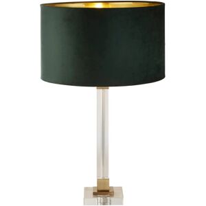 Table Light Brass Scarborough Crystal Green Searchlight 67522gr Table Light Brass Scarborough Crystal Green Searchlight 67522gr