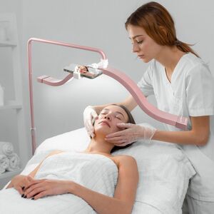 45w Beauty Lamp With Phone Clip 3200k‑5600k Adjustable 350° Rotation Half Hen 45w Beauty Lamp With Phone Clip 3200k‑5600k Adjustable 350° Rotation Half Hen