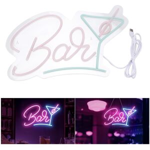 Bar Neon Sign 10.2x16.9in Usb Powered Eye Catching Bar Sign Led Neon Light Bar Neon Sign 10.2x16.9in Usb Powered Eye Catching Bar Sign Led Neon Light