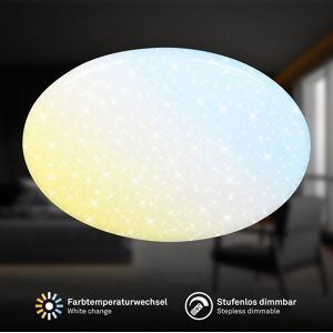 Briloner Led Ceiling Light Lamp Ultra Bright Efficient Dimmable Remote Cct 56cm White Briloner Led Ceiling Light Lamp Ultra Bright Efficient Dimmable Remote Cct 56cm White