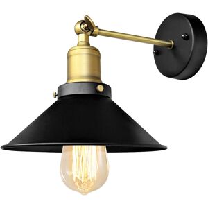Modern Vintage Industrial Antique Brass Black Sconce Metal Wall Light Lamp Shade Modern Vintage Industrial Antique Brass Black Sconce Metal Wall Light Lamp Shade