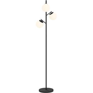 Homcom Modern Tree Floor Lamp With 3 Light, For Living Room Bedroom, Black Homcom Modern Tree Floor Lamp With 3 Light, For Living Room Bedroom, Black