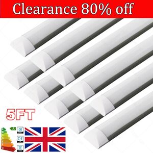Kartols 10x 5ft Led Strip Lights Batten Tube Light Office Shop Garage Ceiling Lamp 6500k Kartols 10x 5ft Led Strip Lights Batten Tube Light Office Shop Garage Ceiling Lamp 6500k