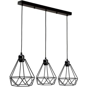 Led Sone Modern Rectangle 3 Way Ceiling Pendant Cluster Light Fitting Cage Style Light Uk Led Sone Modern Rectangle 3 Way Ceiling Pendant Cluster Light Fitting Cage Style Light Uk