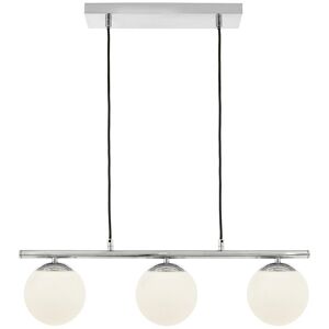 Pacific Lifestyle Modern 3 Bulb Bar Pendant Light With Opal Glass Globes Kitchen Island Lighting Pacific Lifestyle Modern 3 Bulb Bar Pendant Light With Opal Glass Globes Kitchen Island Lighting