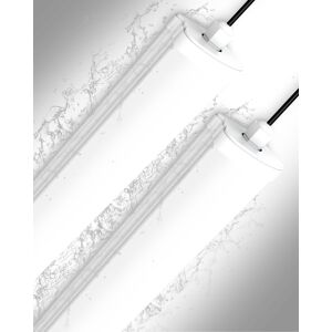Kartols 2x 5ft Led Strip Light Batten Tube Light Ip65 Garage Ceiling Lamp Office Shop Kartols 2x 5ft Led Strip Light Batten Tube Light Ip65 Garage Ceiling Lamp Office Shop