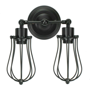 Does Not Apply Vintage Style Double Head Wall Sconce Industrial Rustic Metal Light Lamp Indoor Does Not Apply Vintage Style Double Head Wall Sconce Industrial Rustic Metal Light Lamp Indoor