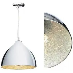 Cascade Chrome Dome Pendant Light Mosaic Inner - Eli Cascade Chrome Dome Pendant Light Mosaic Inner - Eli