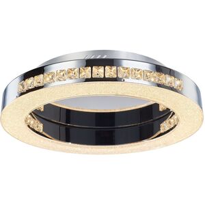 Litecraft Visconte Spark Ceiling Light Flush Circular Led Indoor Fitting - Polished Chrome Litecraft Visconte Spark Ceiling Light Flush Circular Led Indoor Fitting - Polished Chrome