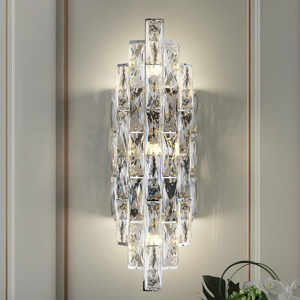 Does Not Apply Crystal Wall Light Sconce Modern Luxury Chrome Wall Lamp,Wall Lighting Fixtures Does Not Apply Crystal Wall Light Sconce Modern Luxury Chrome Wall Lamp,Wall Lighting Fixtures