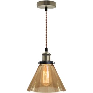 Long Life Lamp Company Vintage Smoked Gold Glass Shade Chandelier Pendant Ceiling Pub Diner Light M0082 Long Life Lamp Company Vintage Smoked Gold Glass Shade Chandelier Pendant Ceiling Pub Diner Light M0082