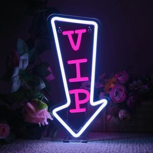 Wanxing Vip White Arrow Neon Sign, Led Sign Lettering Elegant Vip Lounge For Wa Wanxing Vip White Arrow Neon Sign, Led Sign Lettering Elegant Vip Lounge For Wa