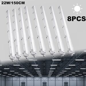 Kartols 8x 5ft Ip65 Led Strip Lights Batten Tube Light Office Shop Garage Ceiling Lamp Kartols 8x 5ft Ip65 Led Strip Lights Batten Tube Light Office Shop Garage Ceiling Lamp