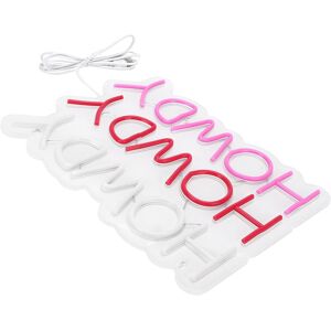 Howdy Neon Sign Usb Powered Howdy Neon Light For Wall Decor Howdy Neon Sign Usb Powered Howdy Neon Light For Wall Decor