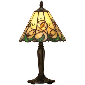 Tiffany Table Light Floor Bronze Jamelia Dark 200mm Interiors 1900 64196 Tiffany Table Light Floor Bronze Jamelia Dark 200mm Interiors 1900 64196