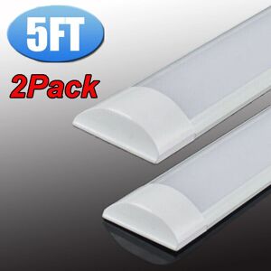 Kartols 2x 5ft Led Strip Lights Batten Tube Light Office Shop Garage Ceiling Lamp 6500k Kartols 2x 5ft Led Strip Lights Batten Tube Light Office Shop Garage Ceiling Lamp 6500k