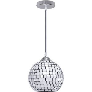 Long Life Lamp Company Vintage Glass Globe Ceiling Hanging Pendant Light Shade Mosaic Lighting M0102 Long Life Lamp Company Vintage Glass Globe Ceiling Hanging Pendant Light Shade Mosaic Lighting M0102