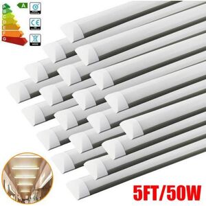 Kartols 20x 5ft Led Strip Batten Tube Light Slim Office Shop Garage Ceiling Warm White Kartols 20x 5ft Led Strip Batten Tube Light Slim Office Shop Garage Ceiling Warm White