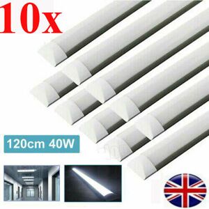 Kartols 10x 4ft 120cm Slim Led Wide Batten Tube Lights Ceiling Strip Bar Light Daylight Kartols 10x 4ft 120cm Slim Led Wide Batten Tube Lights Ceiling Strip Bar Light Daylight