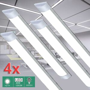 Cutever 4 Pack 4ft Led Shop Light 6000k Daylight Fixture Led Ceiling Lights Garage Lamp - LED Shop Light Cutever 4 Pack 4ft Led Shop Light 6000k Daylight Fixture Led Ceiling Lights Garage Lamp - LED Shop Light