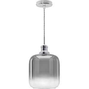 Long Life Lamp Company Vintage Smoked Glass Shade Pendant Ceiling Light Home Pub Diner Chandelier M0202 Long Life Lamp Company Vintage Smoked Glass Shade Pendant Ceiling Light Home Pub Diner Chandelier M0202